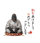 シルバーバックのお正月＆クリスマス（個別スタンプ：1）