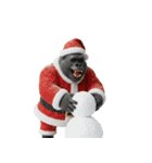 シルバーバックのお正月＆クリスマス（個別スタンプ：36）