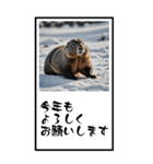 マーモットのBIG年賀状（個別スタンプ：10）