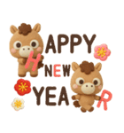 2026◆背景動く‼午のスタンプ（個別スタンプ：4）