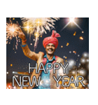 あけおめ2026インド人の豪華花火スタンプ（個別スタンプ：23）