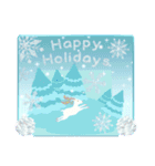 きらめくクリスマス＆華やか年賀状（個別スタンプ：7）