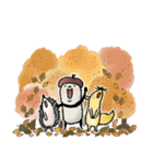 1年中使える豆パンダ【大人丁寧】（個別スタンプ：35）