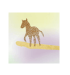 背景が動く午年メッセージ（個別スタンプ：8）