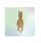 背景が動く午年メッセージ（個別スタンプ：10）