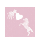 背景が動く午年メッセージ（個別スタンプ：11）