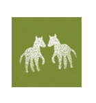 背景が動く午年メッセージ（個別スタンプ：13）