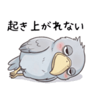 常にやる気のないハシビロコウ（個別スタンプ：12）