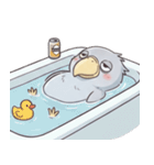 常にやる気のないハシビロコウ（個別スタンプ：31）