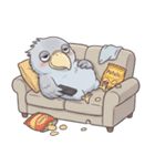 常にやる気のないハシビロコウ（個別スタンプ：32）