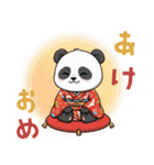 パンダの赤ちゃん❗️お正月＆クリスマス（個別スタンプ：3）