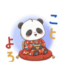 パンダの赤ちゃん❗️お正月＆クリスマス（個別スタンプ：4）