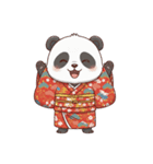 パンダの赤ちゃん❗️お正月＆クリスマス（個別スタンプ：16）