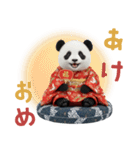パンダの赤ちゃん⭐️お正月＆クリスマス（個別スタンプ：3）