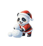 パンダの赤ちゃん⭐️お正月＆クリスマス（個別スタンプ：36）