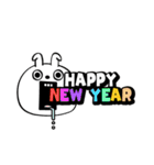 ピタうさぎ新年正月の挨拶（個別スタンプ：9）