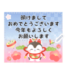文章が書ける♫大人きれいなお正月のご挨拶（個別スタンプ：18）