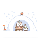 ぱんつ犬 ぴんちょす！〈冬編〉（個別スタンプ：4）