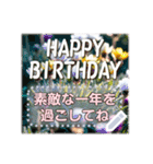 文字入力できる花フレーム♥年賀スタンプも（個別スタンプ：21）