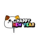 ねこ依存新年正月の挨拶（個別スタンプ：9）