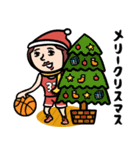 バスケ女子★年末年始2026あけおめスタンプ（個別スタンプ：16）