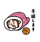 バスケ女子★年末年始2026あけおめスタンプ（個別スタンプ：22）