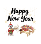 ダルメシアン子犬！いっぱいお正月スタンプ（個別スタンプ：8）