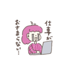 年女の年末年始～推し色あるかな～（個別スタンプ：14）