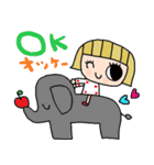 (nenerin日常会話スタンプ025英語気遣い)（個別スタンプ：6）