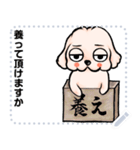 A loose and lazy dog message stamp8（個別スタンプ：23）