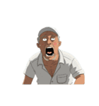 おじさんたちが叫ぶ日常（個別スタンプ：4）