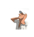 おじさんたちが叫ぶ日常（個別スタンプ：9）