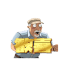 おじさんたちが叫ぶ日常（個別スタンプ：14）