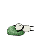 気持ちを伝える♡豆パンダ（個別スタンプ：35）