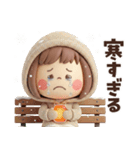 年末年始から使える冬のスタンプ♡ぶちゃこ（個別スタンプ：25）