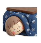 年末年始から使える冬のスタンプ♡ぶちゃこ（個別スタンプ：30）