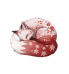 和柄狐（個別スタンプ：30）