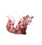 和柄狐（個別スタンプ：32）