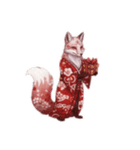 和柄狐（個別スタンプ：34）