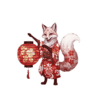 和柄狐（個別スタンプ：35）