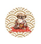 ペキニーズ！ふわもこ子犬のお正月スタンプ（個別スタンプ：39）