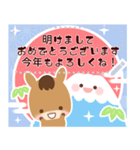 文章が書ける♫2025干支★午年のお正月（個別スタンプ：5）