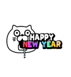 ねこたまっしぐら新年正月の挨拶（個別スタンプ：9）