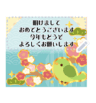 文章が書けるずっと使える明るいお正月挨拶（個別スタンプ：8）