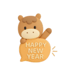 年末年始◎3Dお馬さんスタンプ #2026(2)（個別スタンプ：15）