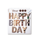 文字入力♥ラグジュアリーな宝石文字カード（個別スタンプ：5）