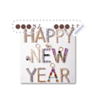 文字入力♥ラグジュアリーな宝石文字カード（個別スタンプ：8）