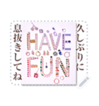 文字入力♥ラグジュアリーな宝石文字カード（個別スタンプ：11）