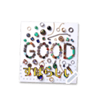 文字入力♥ラグジュアリーな宝石文字カード（個別スタンプ：13）