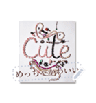 文字入力♥ラグジュアリーな宝石文字カード（個別スタンプ：14）